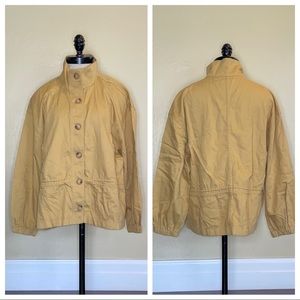 Madewell Highbury Military Jacket Dark Yellow Size Medium